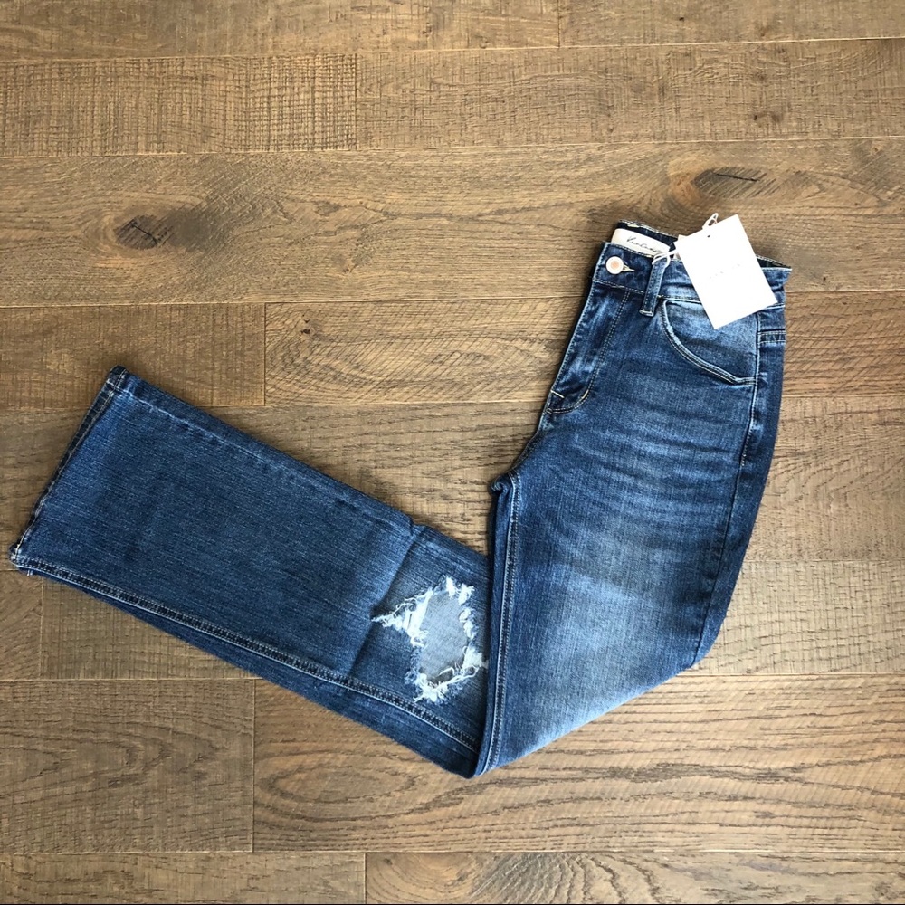 KanCan Flare High Rise Destroyed Jeans